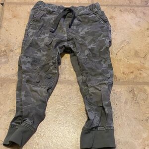 Cat & Jack Green Camouflage Joggers